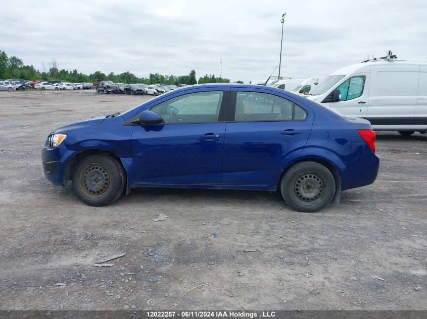 2014 Chevrolet Sonic VIN: 1G1JA5EHXE4180237 Lot: 12022257