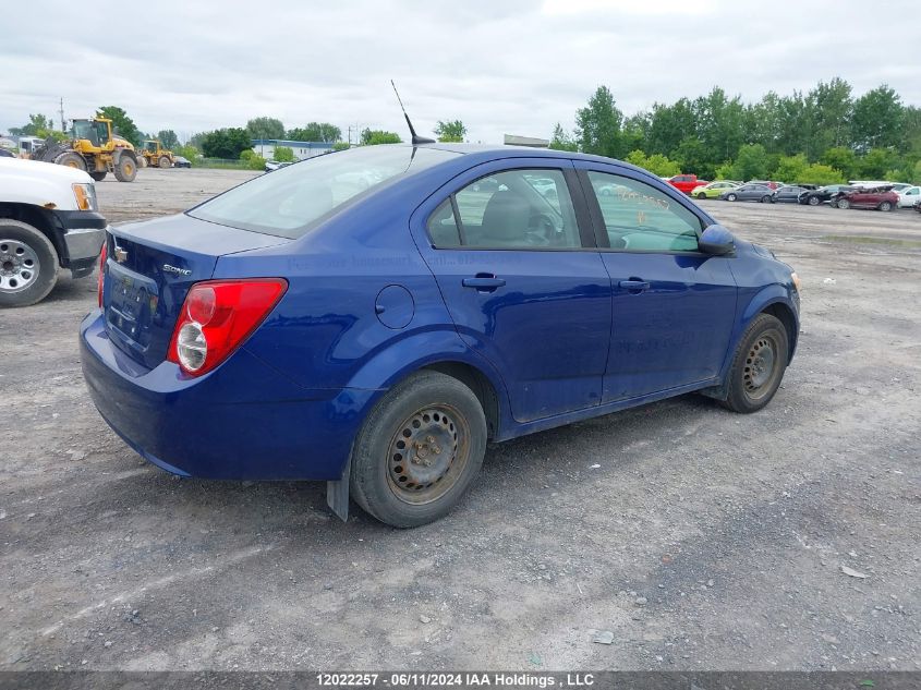 2014 Chevrolet Sonic VIN: 1G1JA5EHXE4180237 Lot: 12022257