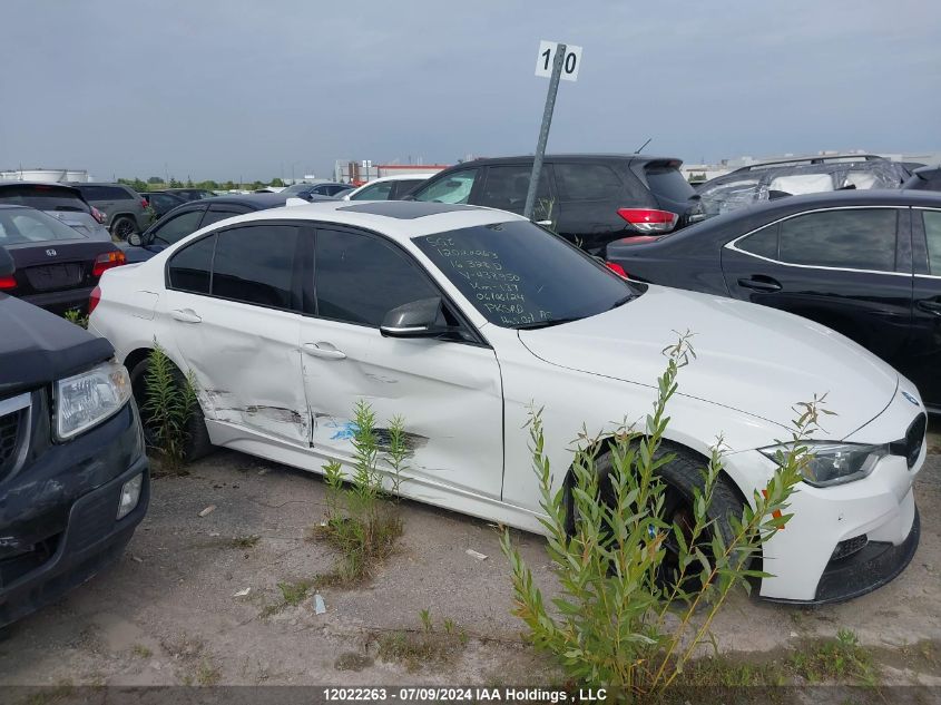 2016 BMW 328 D xDrive VIN: WBA8F1C50GK438950 Lot: 12022263