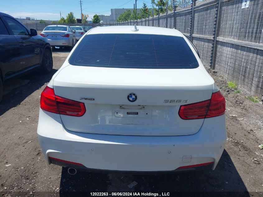 2016 BMW 328 D xDrive VIN: WBA8F1C50GK438950 Lot: 12022263