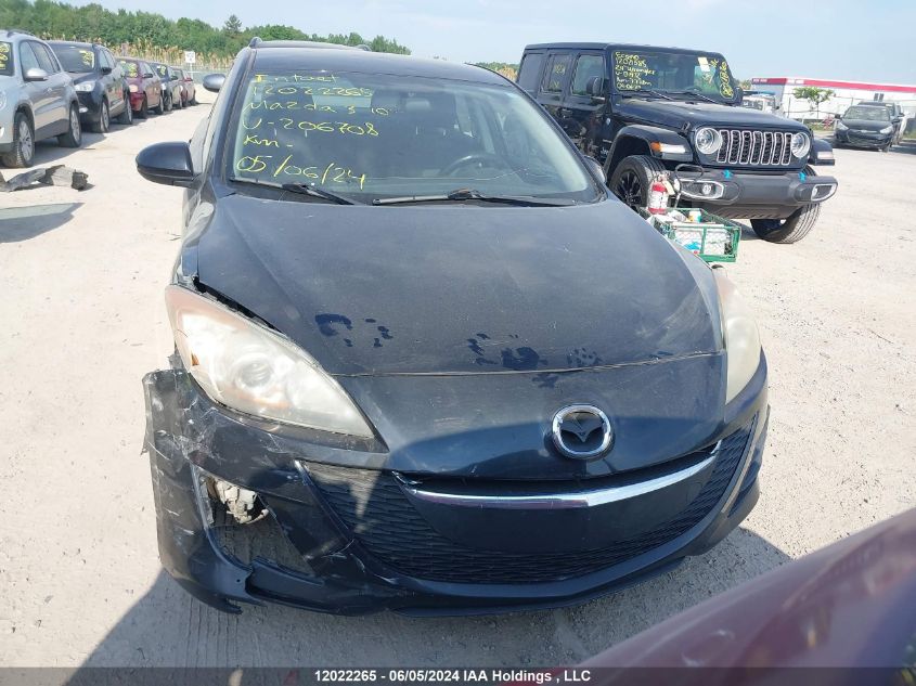 2010 Mazda Mazda3 VIN: JM1BL1SF5A1206708 Lot: 12022265