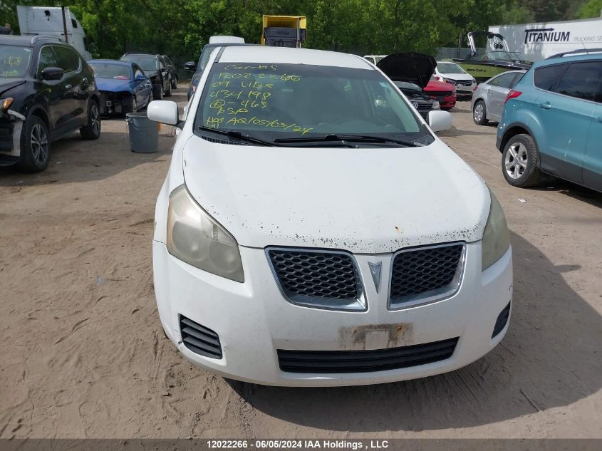 2009 Pontiac Vibe VIN: 5Y2SP67049Z434198 Lot: 12022266