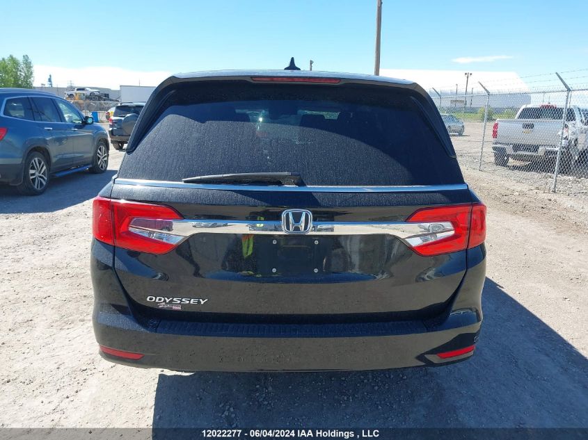 2019 Honda Odyssey VIN: 5FNRL6H45KB512026 Lot: 12022277