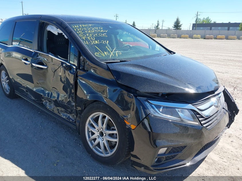 2019 Honda Odyssey VIN: 5FNRL6H45KB512026 Lot: 12022277