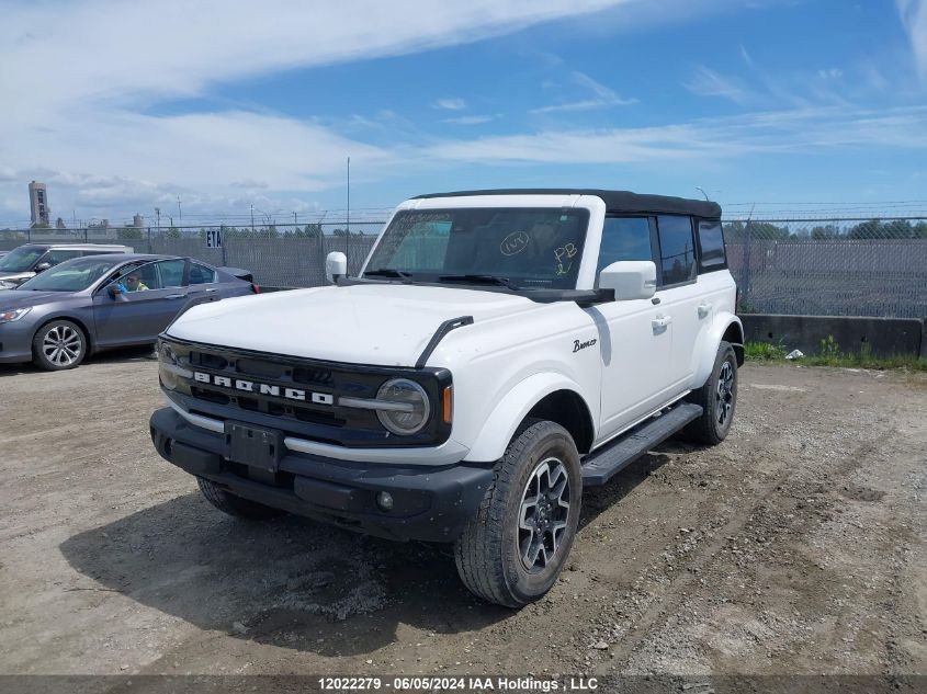 2021 Ford Bronco Outer Banks VIN: 1FMDE5BH2MLA84728 Lot: 12022279