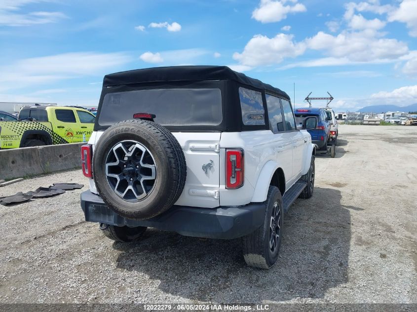 2021 Ford Bronco Outer Banks VIN: 1FMDE5BH2MLA84728 Lot: 12022279