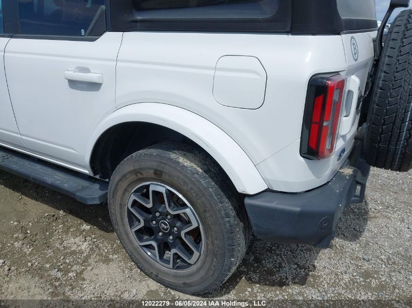 2021 Ford Bronco Outer Banks VIN: 1FMDE5BH2MLA84728 Lot: 12022279