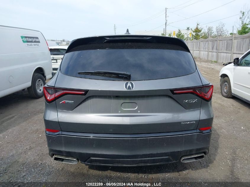 2024 Acura Mdx VIN: 5J8YE1H09RL803966 Lot: 12022289