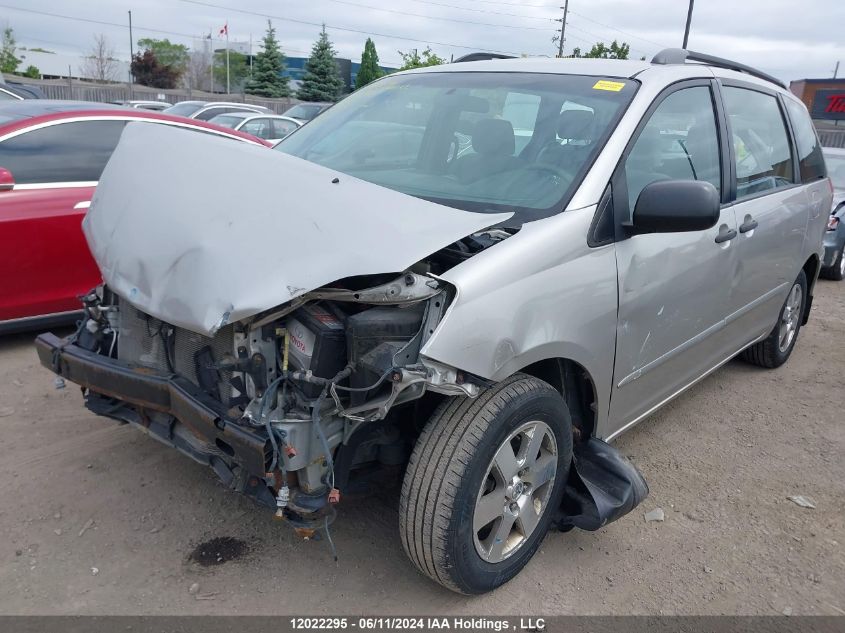 2008 Toyota Sienna Ce VIN: 5TDZK29CX8S193292 Lot: 12022295