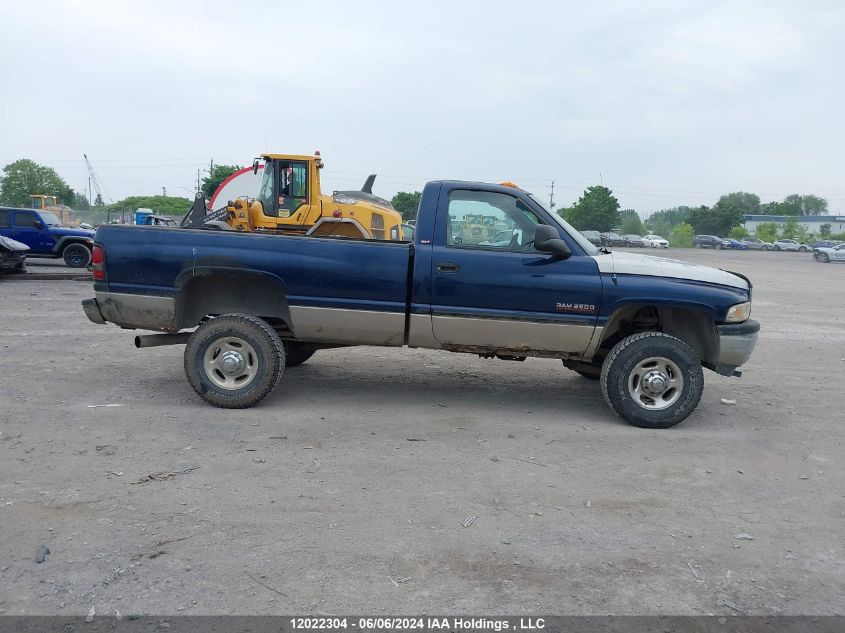 2001 Dodge Ram 2500 VIN: 3B7KF26691M285813 Lot: 12022304