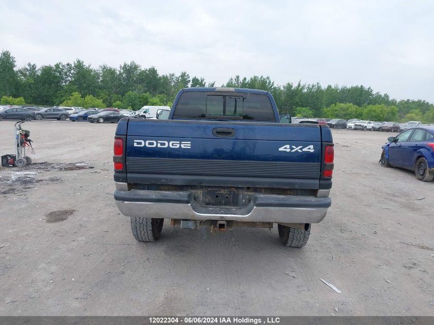 2001 Dodge Ram 2500 VIN: 3B7KF26691M285813 Lot: 12022304