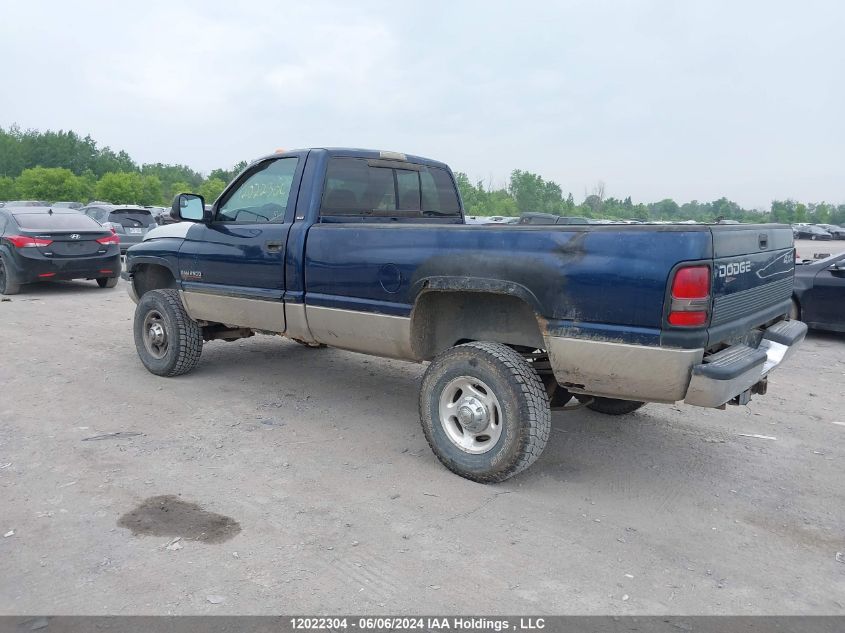 2001 Dodge Ram 2500 VIN: 3B7KF26691M285813 Lot: 12022304