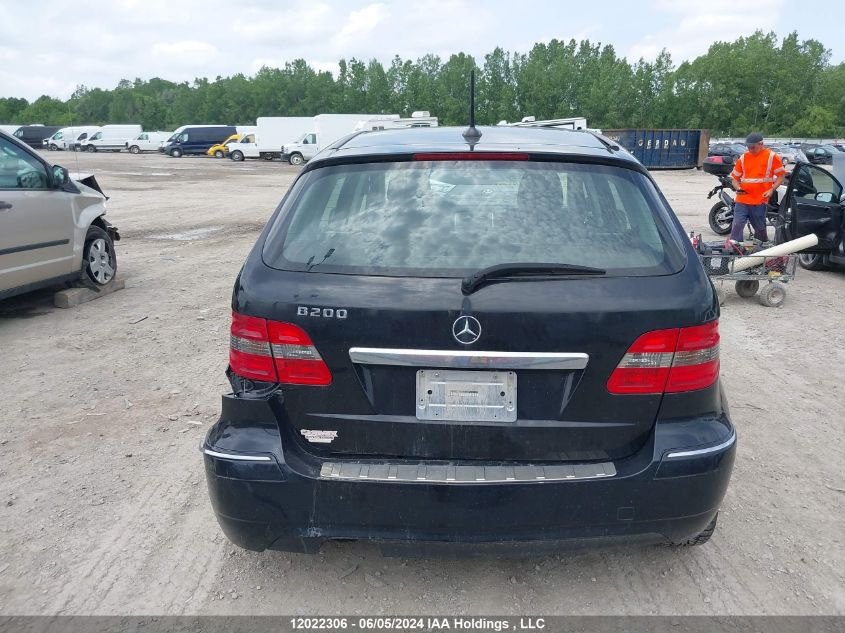 2011 Mercedes-Benz B-Class VIN: WDDFH3DB6BJ694843 Lot: 12022306