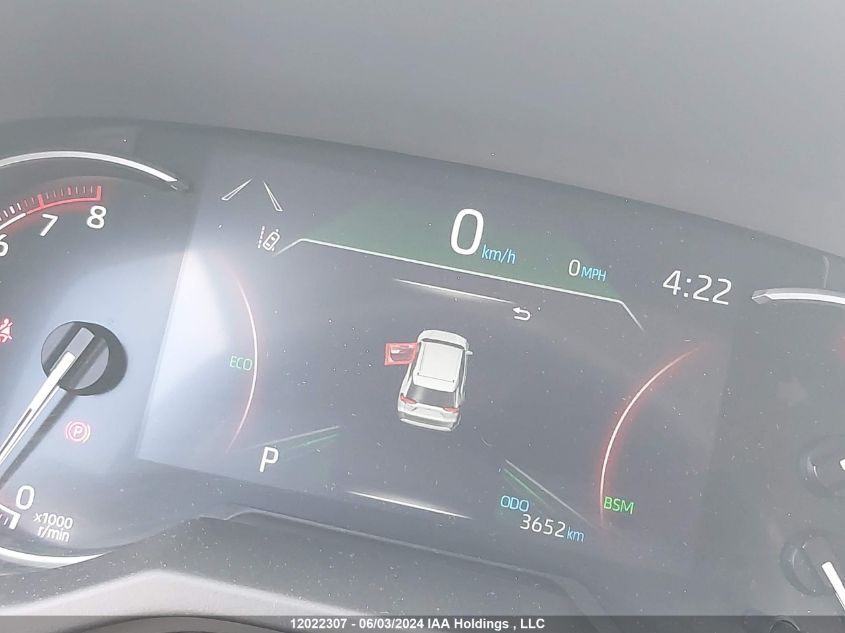 2024 Toyota Rav4 Le VIN: 2T3B1RFV7RC426405 Lot: 12022307