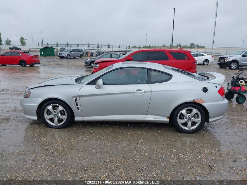 2006 Hyundai Tiburon VIN: KMHHN65D26U201009 Lot: 12022317
