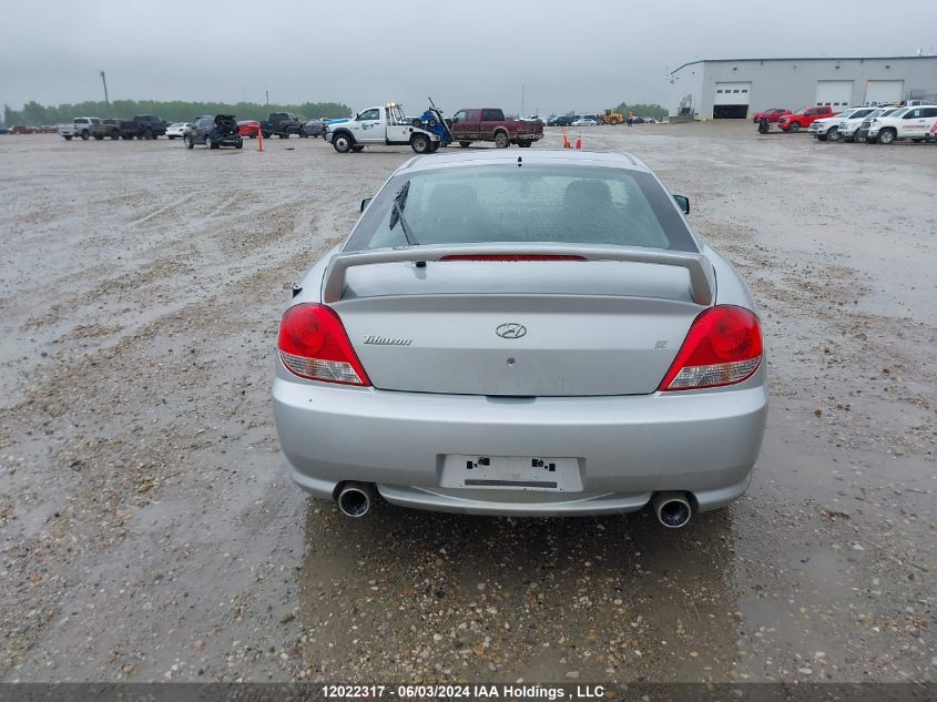 2006 Hyundai Tiburon VIN: KMHHN65D26U201009 Lot: 12022317