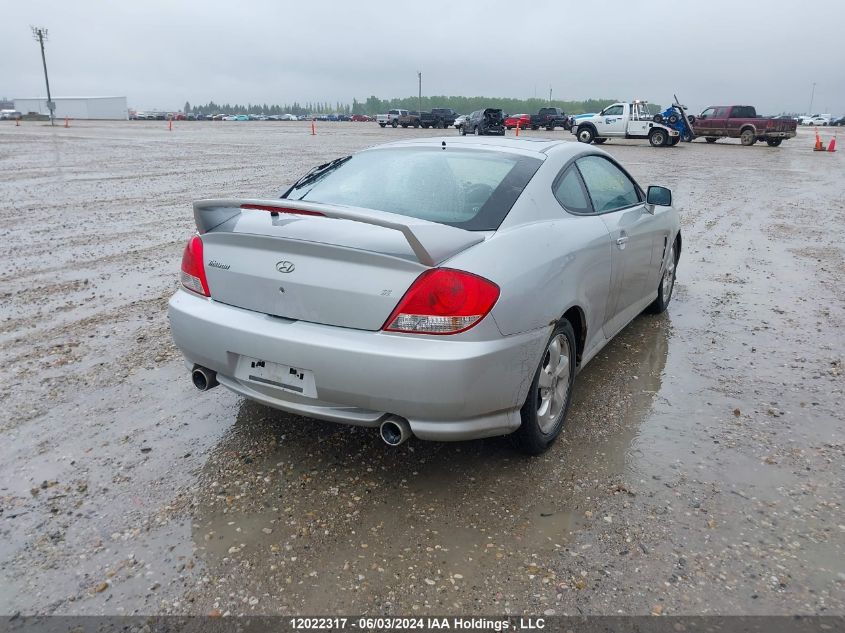 2006 Hyundai Tiburon VIN: KMHHN65D26U201009 Lot: 12022317