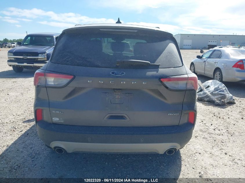 2021 Ford Escape Sel VIN: 1FMCU9H63MUA75669 Lot: 12022320