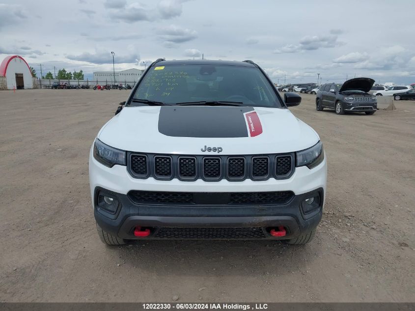 2024 Jeep Compass Trailhawk VIN: 3C4NJDDN3RT590968 Lot: 12022330