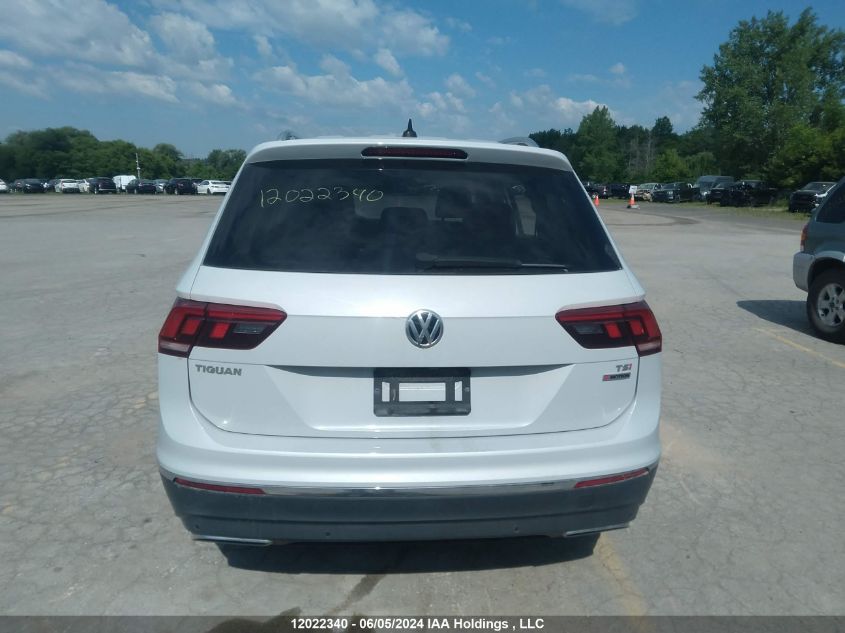 2018 Volkswagen Tiguan VIN: 3VV4B7AX1JM219386 Lot: 12022340