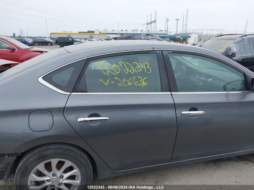 2018 Nissan Sentra VIN: 3N1AB7AP3JY206636 Lot: 12022343