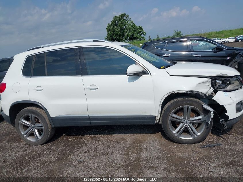 2017 Volkswagen Tiguan VIN: WVGLV7AX4HW503036 Lot: 12022352