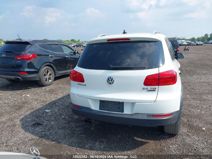 2017 Volkswagen Tiguan VIN: WVGLV7AX4HW503036 Lot: 12022352