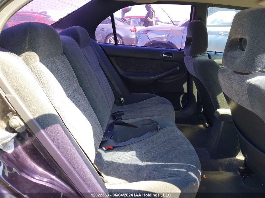 1998 Acura El VIN: 2HHMB4663WH904408 Lot: 12022353