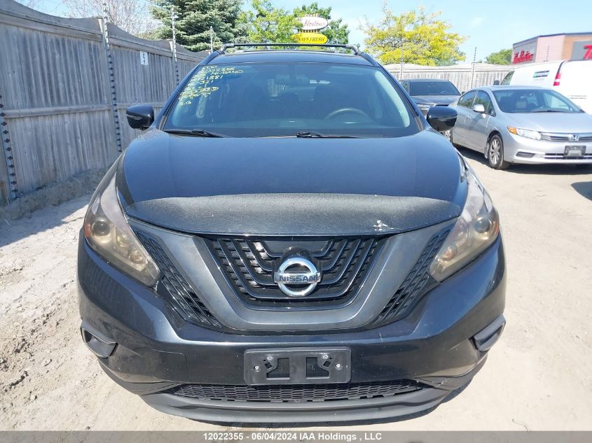 2016 Nissan Murano VIN: 5N1AZ2MG6GN121881 Lot: 12022355