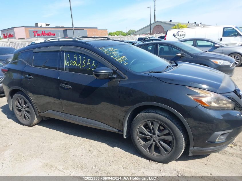 2016 Nissan Murano VIN: 5N1AZ2MG6GN121881 Lot: 12022355