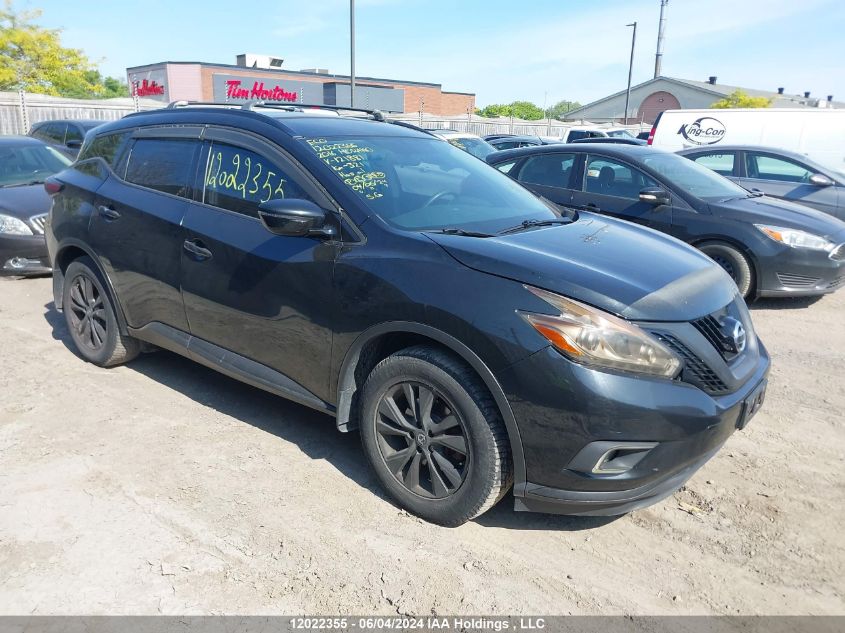 2016 Nissan Murano VIN: 5N1AZ2MG6GN121881 Lot: 12022355