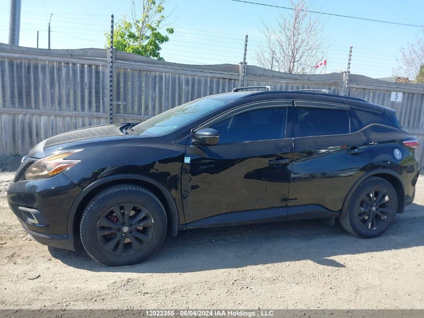 2016 Nissan Murano VIN: 5N1AZ2MG6GN121881 Lot: 12022355