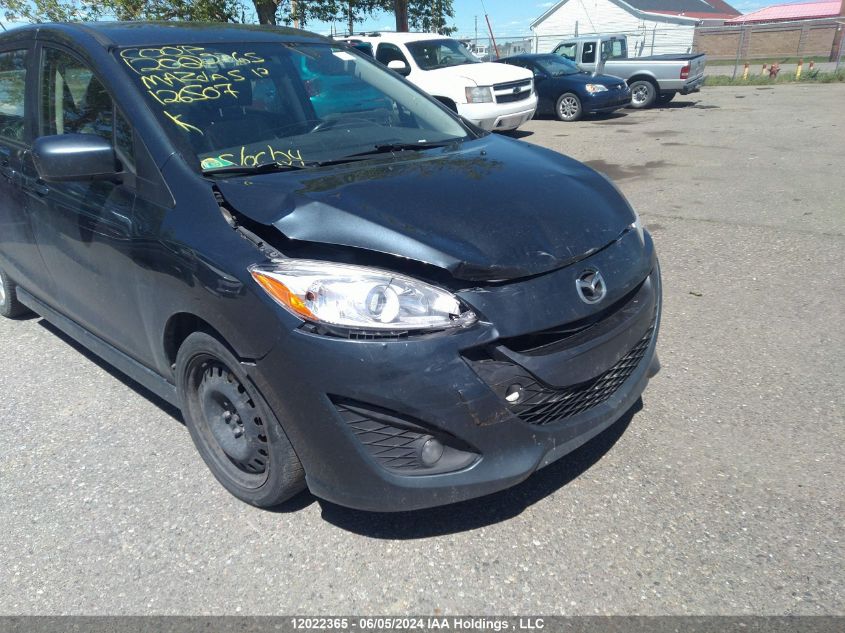 2012 Mazda Mazda5 VIN: JM1CW2DL4C0126507 Lot: 12022365