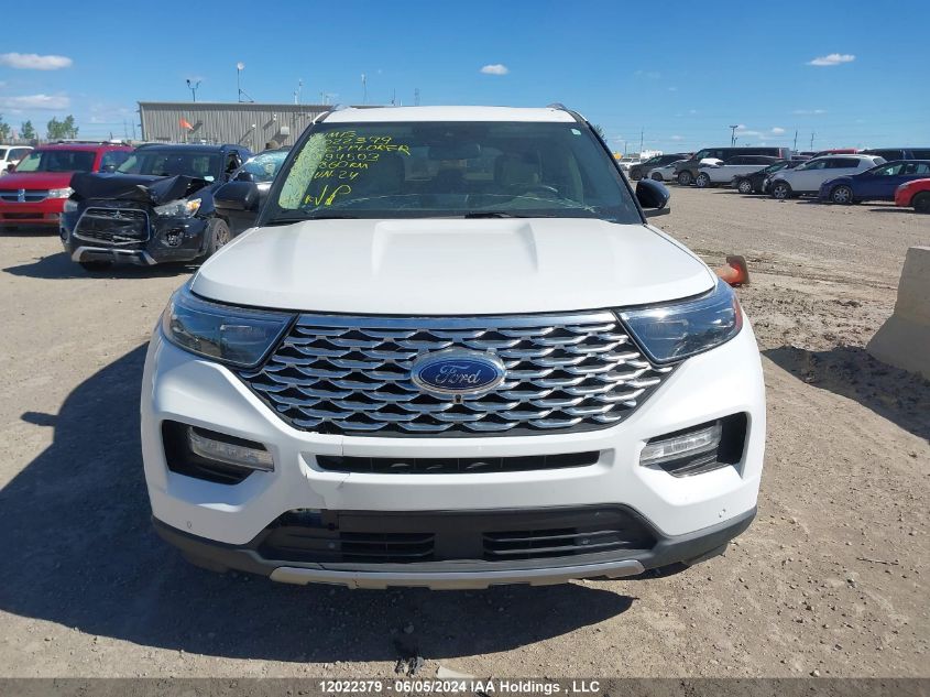 2020 Ford Explorer Platinum VIN: 1FM5K8HC4LGA94503 Lot: 12022379