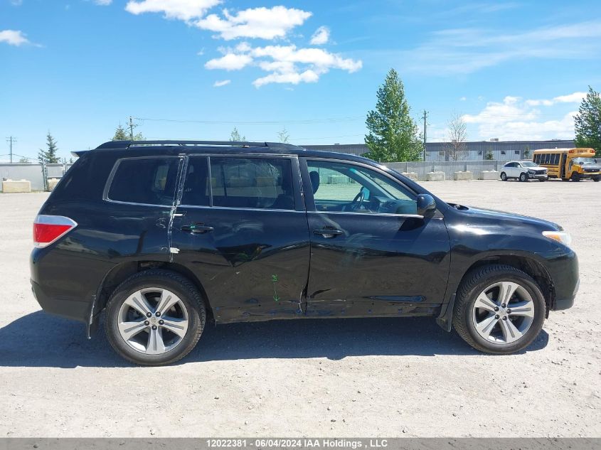 2013 Toyota Highlander Plus/Se VIN: 5TDBK3EH1DS201413 Lot: 12022381