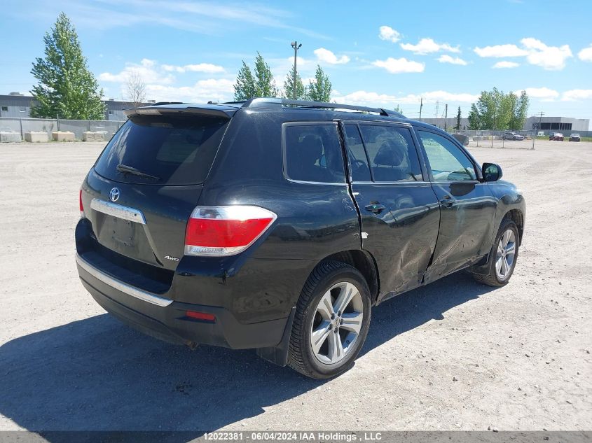 2013 Toyota Highlander Plus/Se VIN: 5TDBK3EH1DS201413 Lot: 12022381