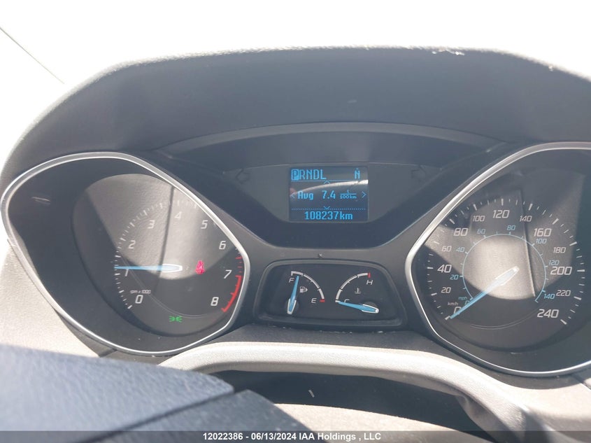 2012 Ford Focus Se VIN: 1FAHP3K25CL238000 Lot: 12022386