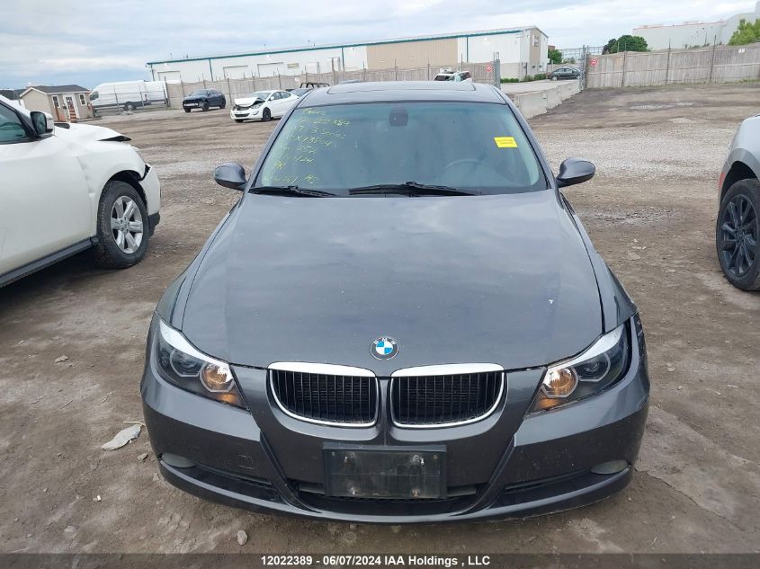 2007 BMW 3 Series VIN: WBAVA33527KX73804 Lot: 12022389