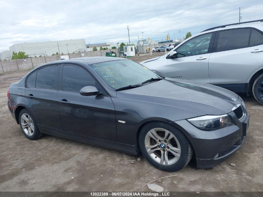 2007 BMW 3 Series VIN: WBAVA33527KX73804 Lot: 12022389