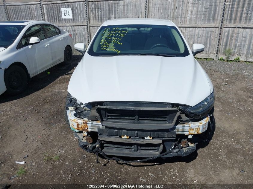 2017 Ford Fusion S Hybrid VIN: 3FA6P0UU4HR345178 Lot: 12022394