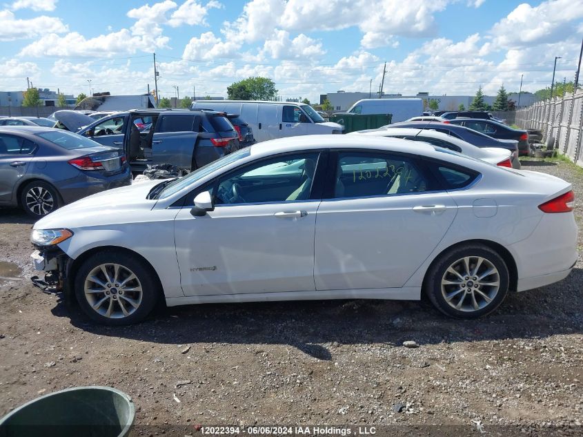 2017 Ford Fusion S Hybrid VIN: 3FA6P0UU4HR345178 Lot: 12022394