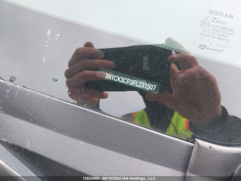 2015 Nissan Micra VIN: 3N1CK3CP3FL231507 Lot: 12022405