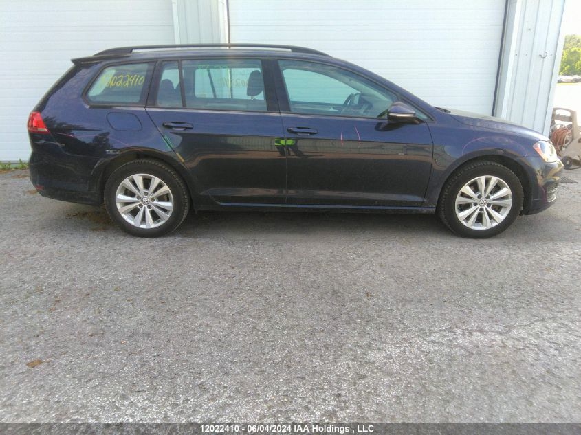 2017 Volkswagen Golf Sportwagen VIN: 3VWA17AU2HM509167 Lot: 12022410