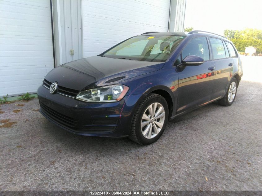 2017 Volkswagen Golf Sportwagen VIN: 3VWA17AU2HM509167 Lot: 12022410