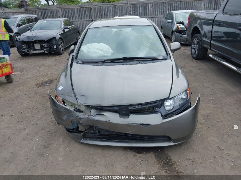 2008 Honda Civic VIN: 2HGFA16598H122980 Lot: 12022423