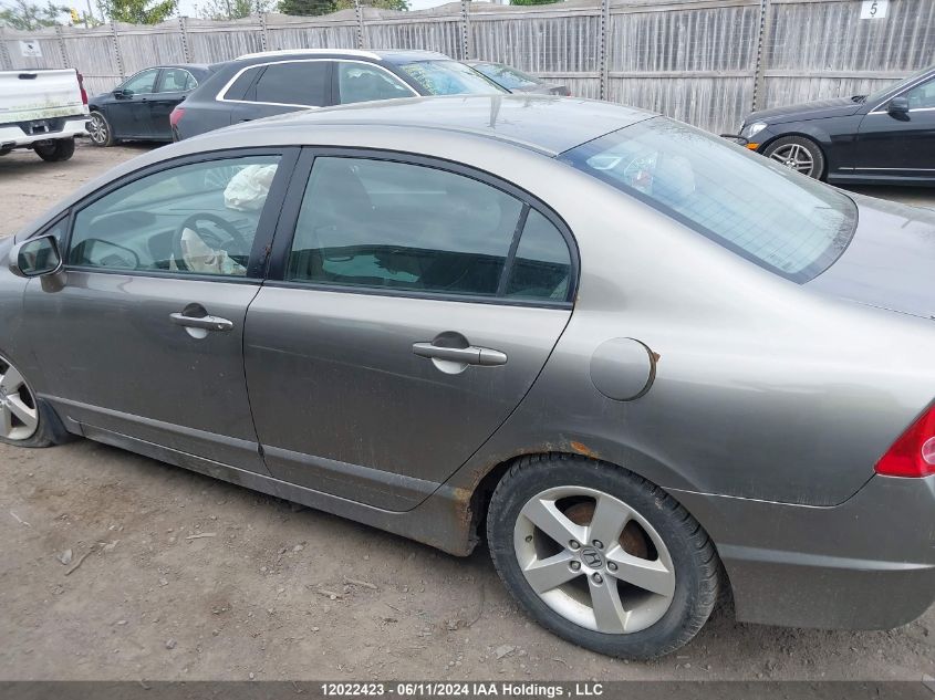 2008 Honda Civic VIN: 2HGFA16598H122980 Lot: 12022423