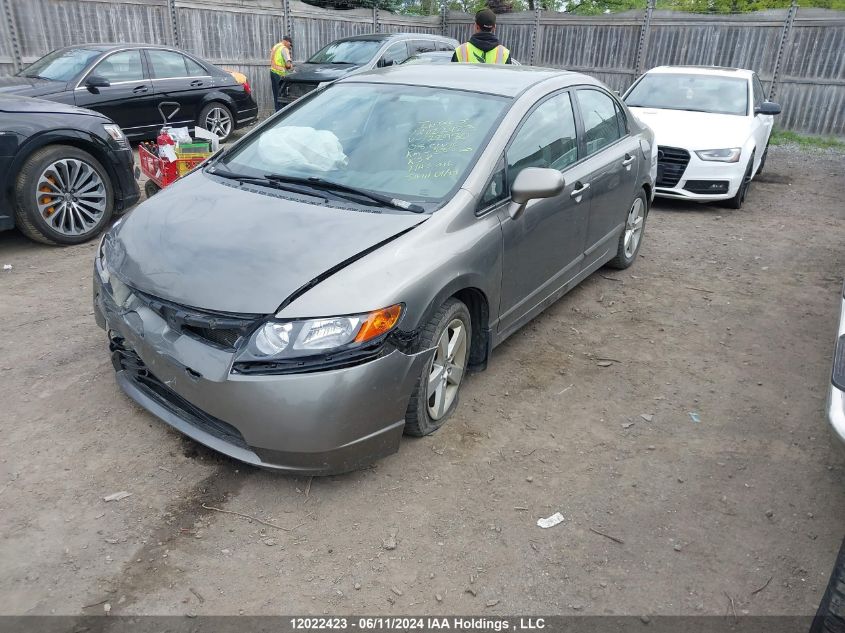 2008 Honda Civic VIN: 2HGFA16598H122980 Lot: 12022423