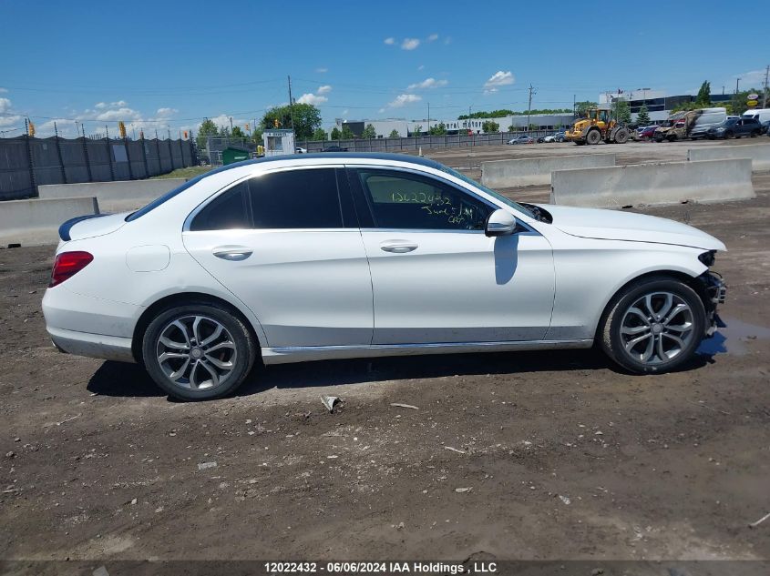 2015 Mercedes-Benz C-Class C 300 VIN: 55SWF4KB2FU052432 Lot: 12022432