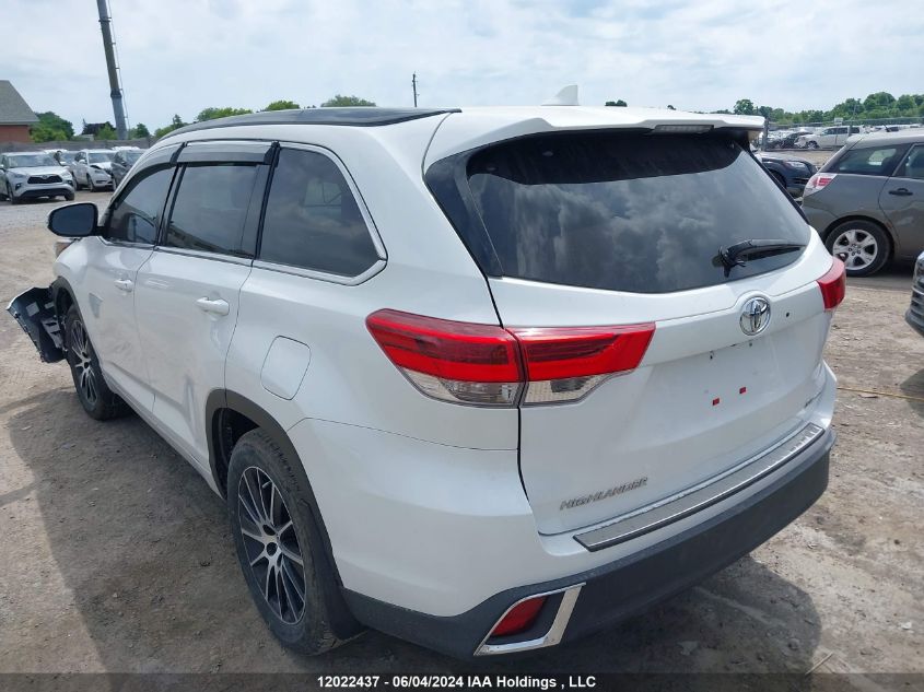 2017 Toyota Highlander Se/Xle VIN: 5TDJZRFH3HS369245 Lot: 12022437