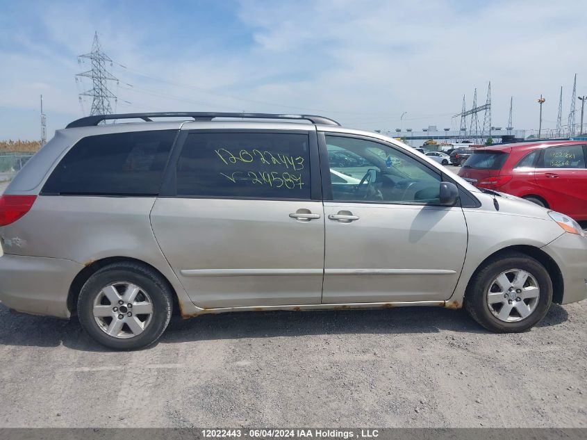 2008 Toyota Sienna VIN: 5TDZK23C68S219587 Lot: 12022443